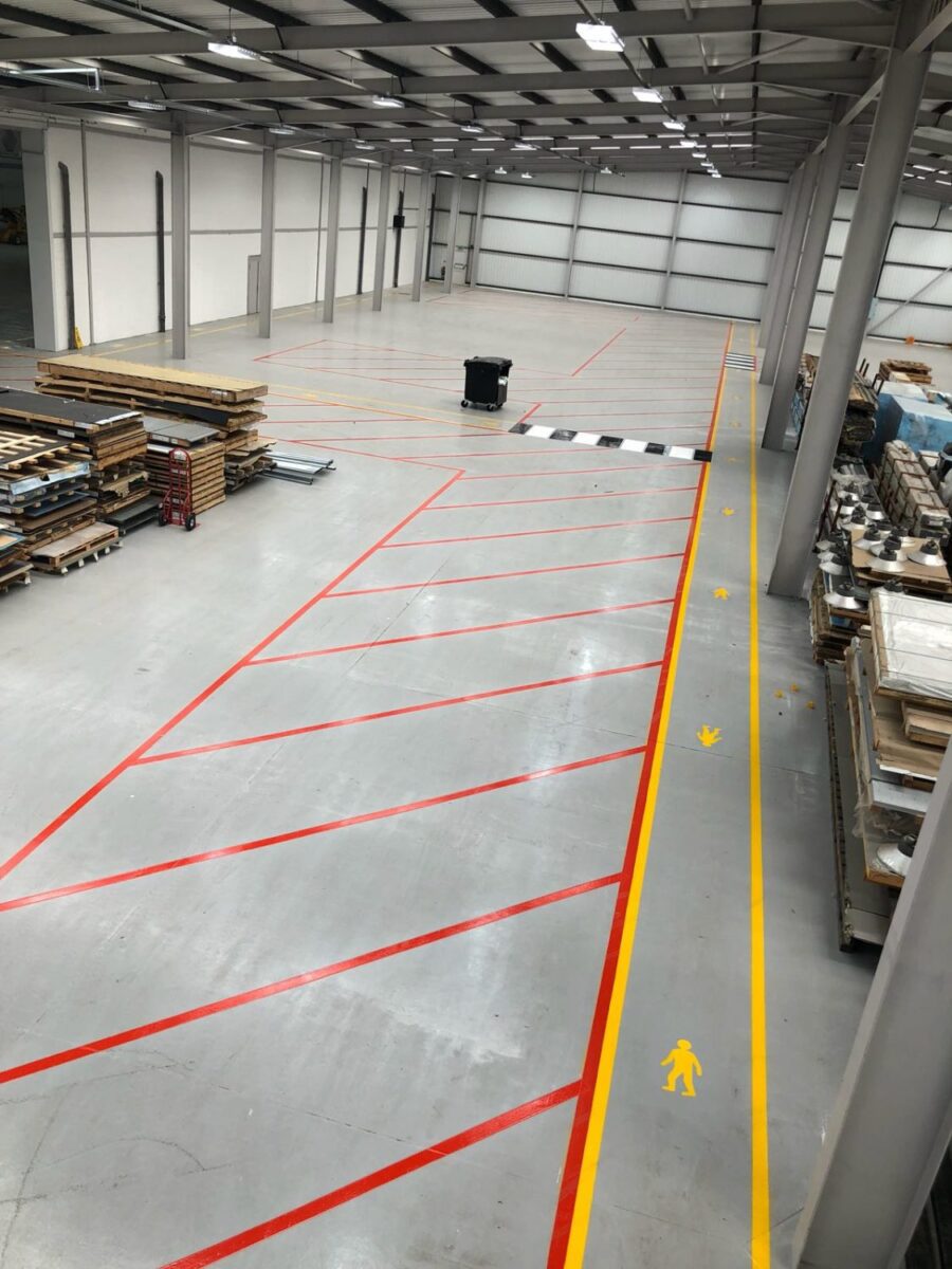 Warehouse Industrial Resin Flooring & Line Marking 